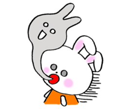 pretty rabitts 2 sticker #8477873