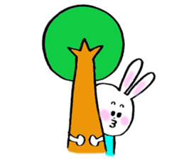 pretty rabitts 2 sticker #8477876