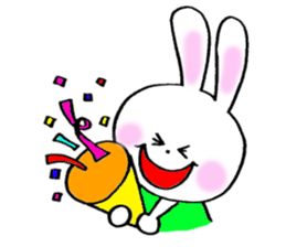 pretty rabitts 2 sticker #8477879