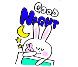 pretty rabitts 2 sticker #8477882