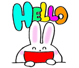 pretty rabitts 2 sticker #8477883