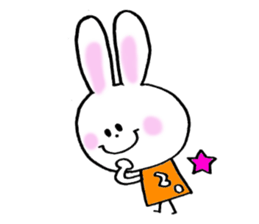 pretty rabitts 2 sticker #8477887