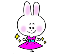 pretty rabitts 2 sticker #8477892