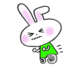 pretty rabitts 2 sticker #8477893