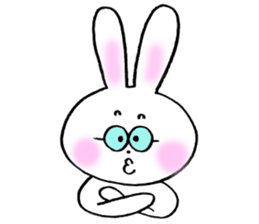 pretty rabitts 2 sticker #8477894