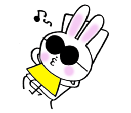 pretty rabitts 2 sticker #8477897