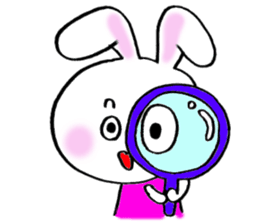 pretty rabitts 2 sticker #8477898