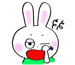 pretty rabitts 2 sticker #8477900