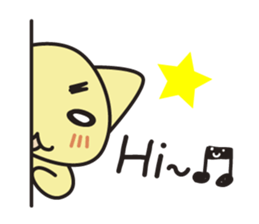 everyday chama-neko sticker #8478826