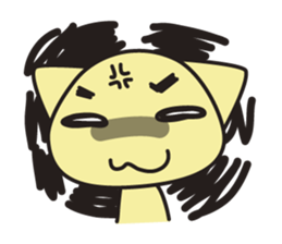 everyday chama-neko sticker #8478845