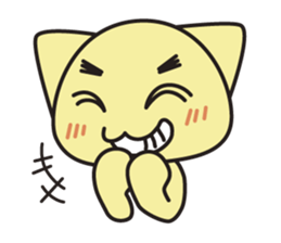 everyday chama-neko sticker #8478855