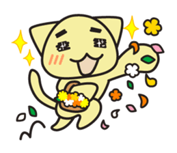 everyday chama-neko sticker #8478857