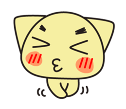 everyday chama-neko sticker #8478858
