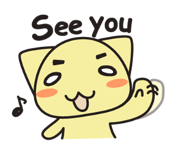 everyday chama-neko sticker #8478862