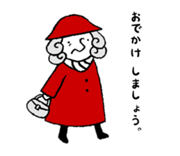 Pretty Grandma@tomota. sticker #8479227