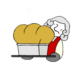 Pretty Grandma@tomota. sticker #8479240