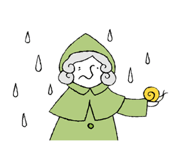 Pretty Grandma@tomota. sticker #8479253