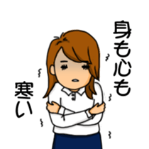 Daily life of the adult woman sticker #8479867