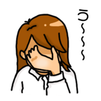 Daily life of the adult woman sticker #8479868