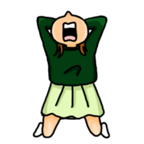 Daily life of the adult woman sticker #8479870