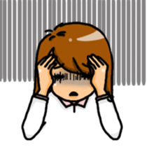 Daily life of the adult woman sticker #8479886