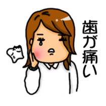 Daily life of the adult woman sticker #8479893