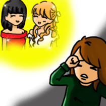 Daily life of the adult woman sticker #8479899