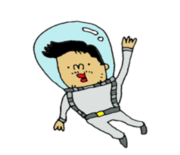 not a long hair man! sticker #8479990