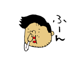 not a long hair man! sticker #8480017