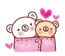 Warm winter stamp sticker #8480217