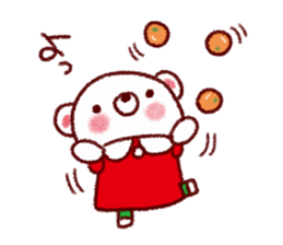 Warm winter stamp sticker #8480222