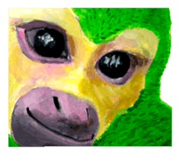 zoom up animal sticker #8480696