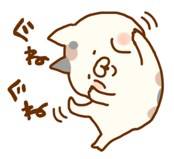 calico cat dekamoji sticker #8480965