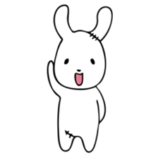 Hop's of rabbit sticker #8481106