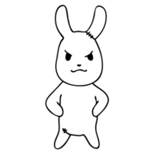 Hop's of rabbit sticker #8481119