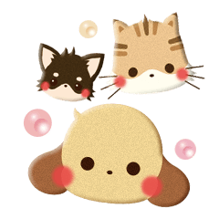 Cute Animals of the balloon emoticons