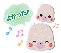 Cute Animals of the balloon emoticons sticker #8481276
