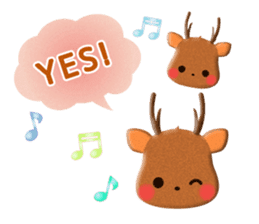 Cute Animals of the balloon emoticons sticker #8481298