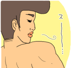 muscle men sticker #8481667