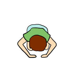 T-shirt girl sticker #8481709