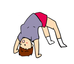 T-shirt girl sticker #8481732