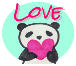 Panda stickers.  -English ver- sticker #8481788