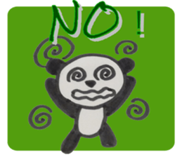 Panda stickers.  -English ver- sticker #8481792