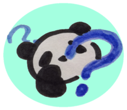 Panda stickers.  -English ver- sticker #8481795