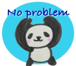 Panda stickers.  -English ver- sticker #8481798
