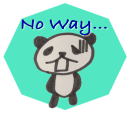 Panda stickers.  -English ver- sticker #8481802