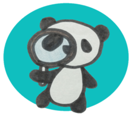 Panda stickers.  -English ver- sticker #8481805