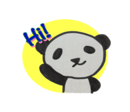 Panda stickers.  -English ver- sticker #8481811