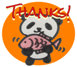 Panda stickers.  -English ver- sticker #8481815