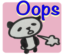 Panda stickers.  -English ver- sticker #8481816